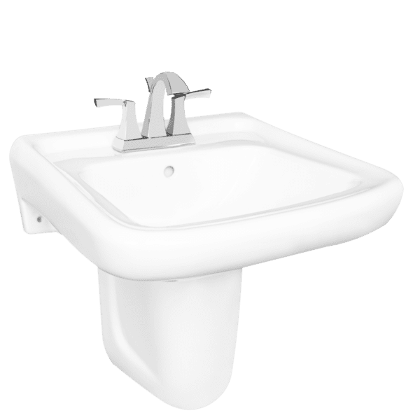 Clayton - 4610CHZ-SO - Single Hole with Sealed Overflow Wall Hung Sink