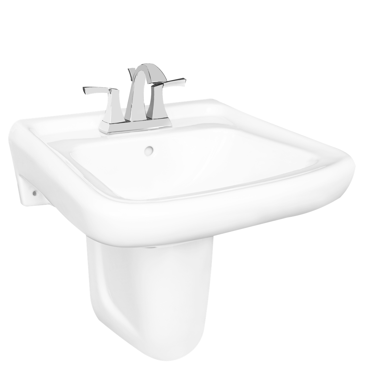 Clayton – 4610CHZ-SO – Single Hole with Sealed Overflow Wall Hung Sink