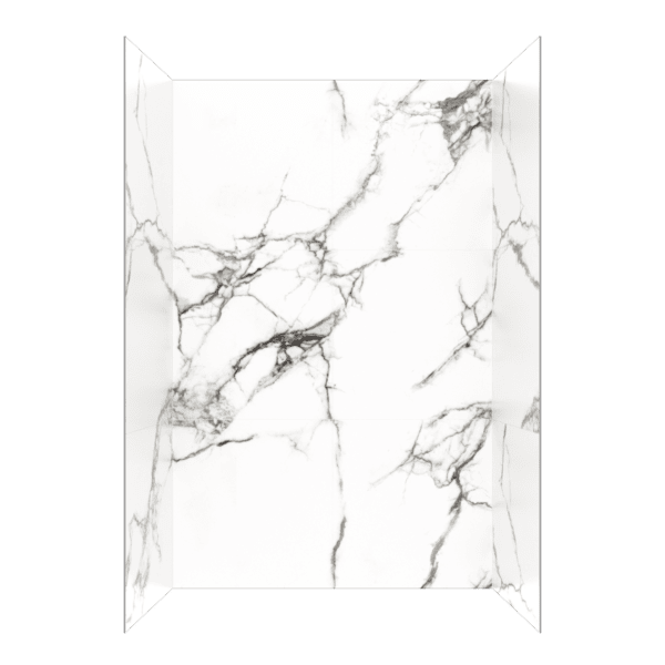 Bianco Marble Shower Wall System